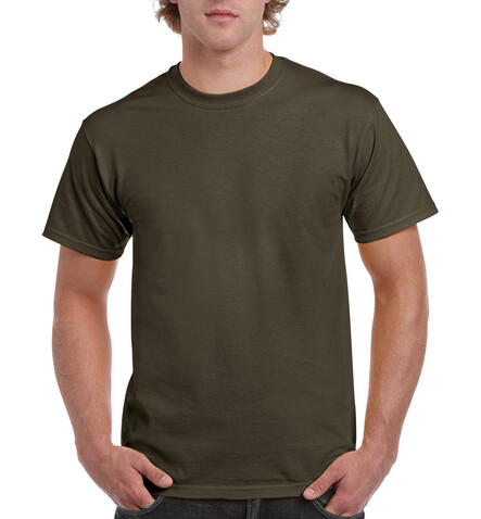 Gildan Ultra Cotton Adult T-Shirt, Olive, 3XL bedrucken, Art.-Nr. 102095308