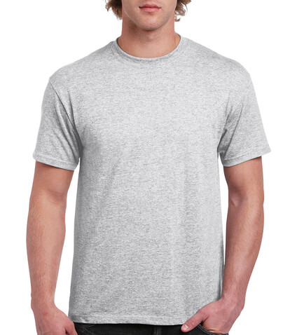 Gildan Ultra Cotton Adult T-Shirt, Ash Grey, 4XL bedrucken, Art.-Nr. 102097039