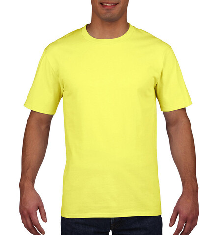 Gildan Premium Cotton Adult T-Shirt, Cornsilk, S bedrucken, Art.-Nr. 105096193