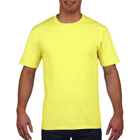 Gildan Premium Cotton Adult T-Shirt, Cornsilk, S bedrucken, Art.-Nr. 105096193