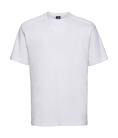 Russell Europe Heavy Duty Workwear T-Shirt, White, XL bedrucken, Art.-Nr. 110000006