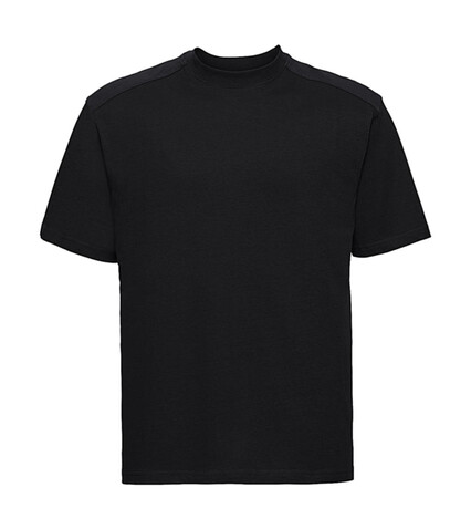 Russell Europe Heavy Duty Workwear T-Shirt, Black, L bedrucken, Art.-Nr. 110001015