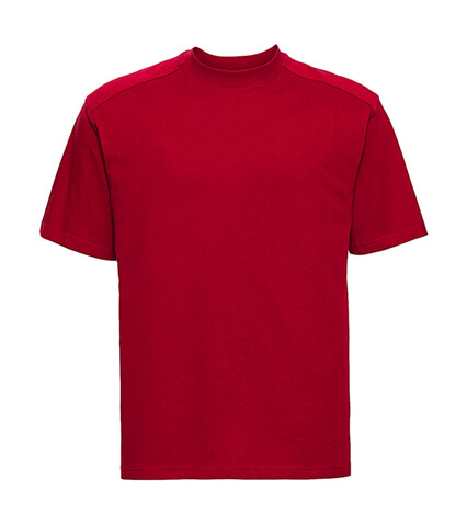Russell Europe Heavy Duty Workwear T-Shirt, Classic Red, 4XL bedrucken, Art.-Nr. 110004019