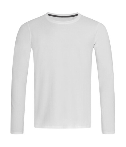 Stedman Clive Long Sleeve, White, M bedrucken, Art.-Nr. 110050004