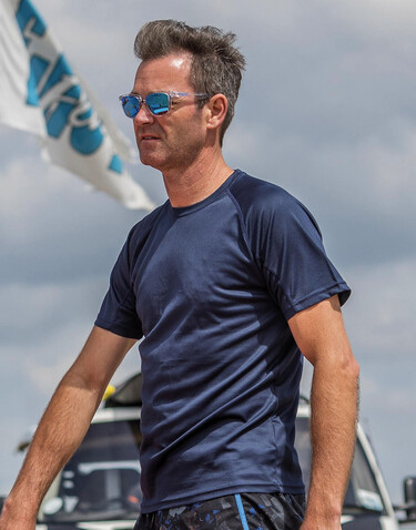Result Aircool Tee, Ocean Blue, XS bedrucken, Art.-Nr. 110333121