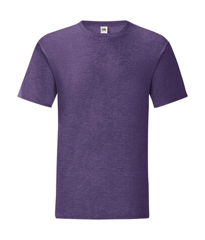 Fruit of the Loom Iconic 150 T, Heather Purple, 2XL bedrucken, Art.-Nr. 111013465