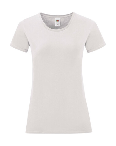 Fruit of the Loom Ladies` Iconic 150 T, White, XL bedrucken, Art.-Nr. 112010006