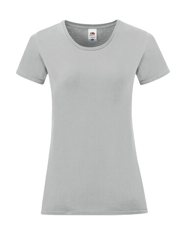 Fruit of the Loom Ladies` Iconic 150 T, Zinc, 2XL bedrucken, Art.-Nr. 112011127