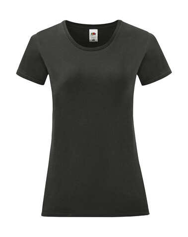 Fruit of the Loom Ladies` Iconic 150 T, Light Graphite, S bedrucken, Art.-Nr. 112011353