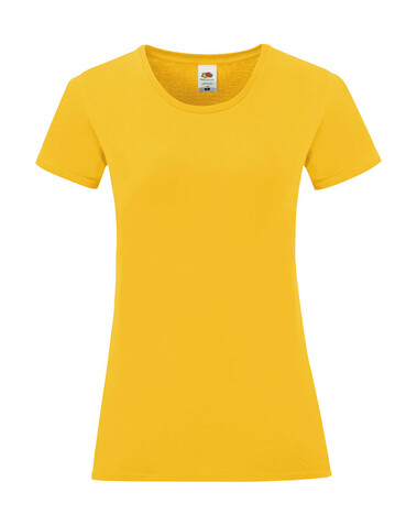 Fruit of the Loom Ladies` Iconic 150 T, Sunflower, L bedrucken, Art.-Nr. 112016015