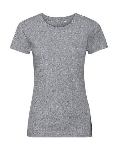 Russell Europe Ladies´ Pure Organic Tee, Light Oxford, 2XL bedrucken, Art.-Nr. 120007197