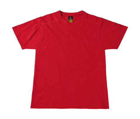 B &amp; C Perfect Pro Workwear T-Shirt, Red, L bedrucken, Art.-Nr. 126424005