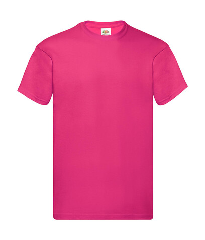 Fruit of the Loom Original T, Fuchsia, M bedrucken, Art.-Nr. 130014394