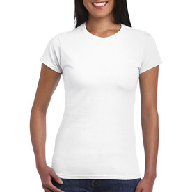 Gildan Softstyle Women`s T-Shirt, White, S bedrucken, Art.-Nr. 131090003