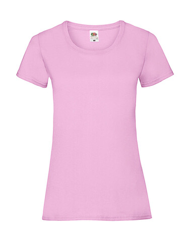 Fruit of the Loom Ladies` Valueweight T, Light Pink, S (10) bedrucken, Art.-Nr. 136014203