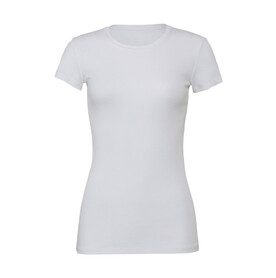 Bella Women`s Slim Fit Tee, White, S bedrucken, Art.-Nr. 147060003 Bella Women`s Slim Fit Tee, White, S bedrucken, Art.-Nr. 147060003