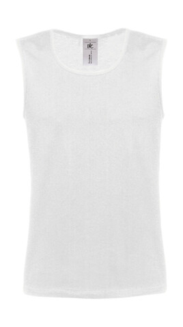 B &amp; C Athletic Move Shirt, White, M bedrucken, Art.-Nr. 147420004