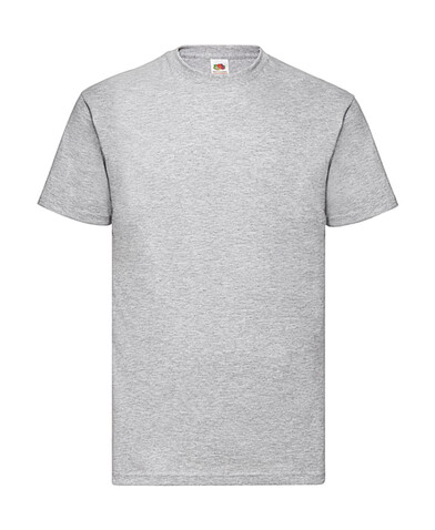 Fruit of the Loom Valueweight Tee, Heather Grey, 3XL bedrucken, Art.-Nr. 150011238