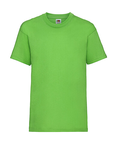 Fruit of the Loom Kids Valueweight T, Lime Green, 104 (3-4) bedrucken, Art.-Nr. 158015213