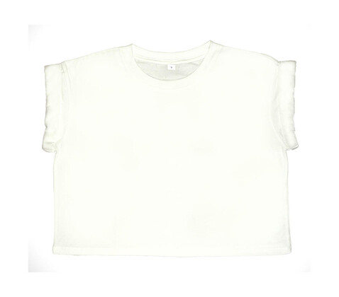 Mantis Women`s Organic Crop T, White, M bedrucken, Art.-Nr. 163480004