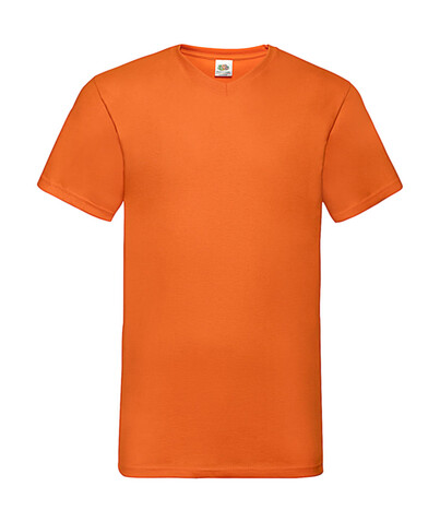 Fruit of the Loom Valueweight V-Neck-Tee, Orange, 3XL bedrucken, Art.-Nr. 164014108