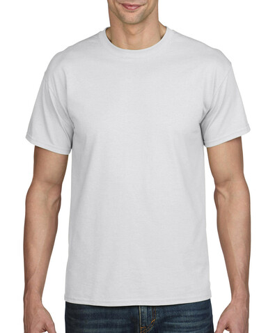 Gildan DryBlend Adult T-Shirt, White, 2XL bedrucken, Art.-Nr. 168090007