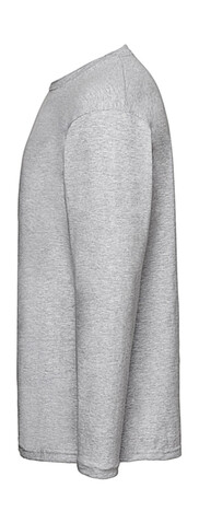 Fruit of the Loom Valueweight LS T, Dark Heather Grey, M bedrucken, Art.-Nr. 170011264