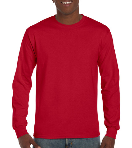 Gildan Ultra Cotton Adult T-Shirt LS, Red, S bedrucken, Art.-Nr. 171094003