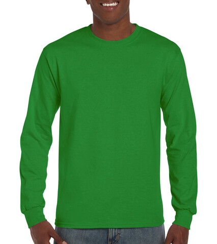 Gildan Ultra Cotton Adult T-Shirt LS, Irish Green, S bedrucken, Art.-Nr. 171095093