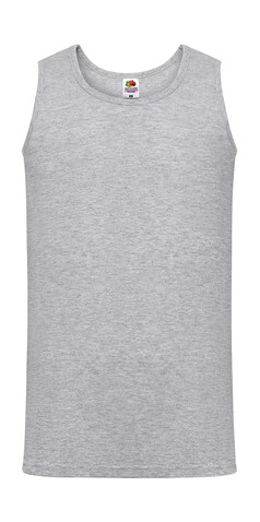 Fruit of the Loom Valueweight Athletic Vest, Heather Grey, 3XL bedrucken, Art.-Nr. 173011238