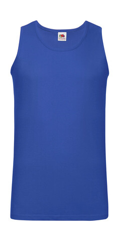 Fruit of the Loom Valueweight Athletic Vest, Royal, S bedrucken, Art.-Nr. 173013003