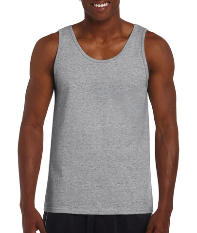 Gildan Softstyle Adult Tank, Sport Grey, M bedrucken, Art.-Nr. 175091254