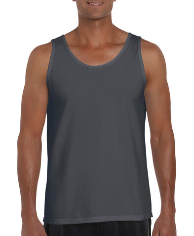 Gildan Softstyle Adult Tank, Charcoal, S bedrucken, Art.-Nr. 175091303