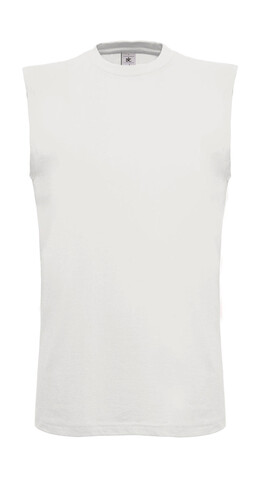 B &amp; C Exact Move Sleeveless T-Shirt, White, 2XL bedrucken, Art.-Nr. 175420007