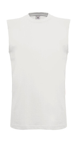 B &amp; C Exact Move Sleeveless T-Shirt, White, S bedrucken, Art.-Nr. 175420003
