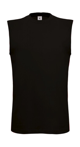 B &amp; C Exact Move Sleeveless T-Shirt, Black, S bedrucken, Art.-Nr. 175421013