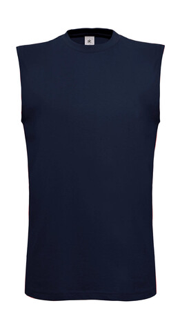 B &amp; C Exact Move Sleeveless T-Shirt, Navy, 2XL bedrucken, Art.-Nr. 175422007