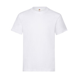 Fruit of the Loom Heavy Cotton T, White, S bedrucken, Art.-Nr. 180010003