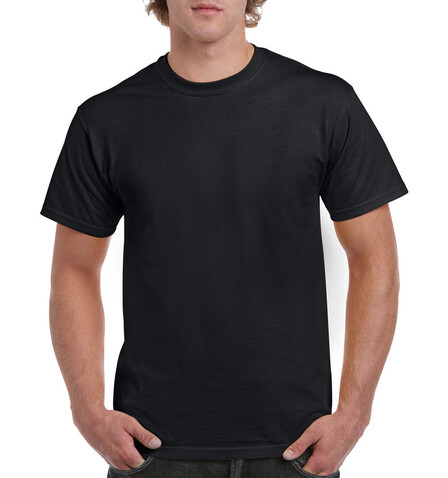 Gildan Heavy Cotton Adult T-Shirt, Black, 5XL bedrucken, Art.-Nr. 180091010