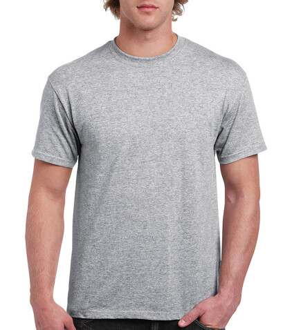 Gildan Heavy Cotton Adult T-Shirt, Sport Grey, 2XL bedrucken, Art.-Nr. 180091257