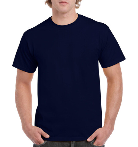 Gildan Heavy Cotton Adult T-Shirt, Navy, 5XL bedrucken, Art.-Nr. 180092000