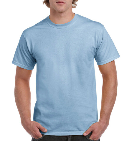 Gildan Heavy Cotton Adult T-Shirt, Light Blue, 2XL bedrucken, Art.-Nr. 180093217