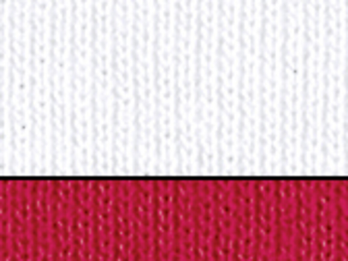 Bella Youth 3/4 Sleeve Baseball Tee, White/Red, M bedrucken, Art.-Nr. 182060544