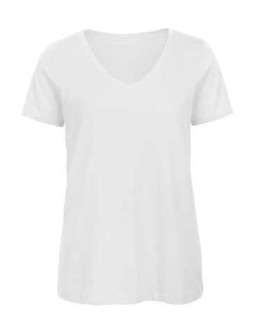 B &amp; C Organic Inspire V T /women, White, S bedrucken, Art.-Nr. 182420003