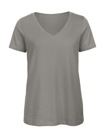 B &amp; C Organic Inspire V T /women, Light Grey, S bedrucken, Art.-Nr. 182421273