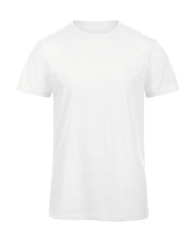 B &amp; C Organic Inspire Slub T /men, Chic Pure White, XL bedrucken, Art.-Nr. 184420056