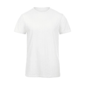 B &amp;amp; C Organic Inspire Slub T /men, Chic Pure White, XL bedrucken, Art.-Nr. 184420056