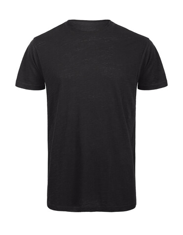 B &amp; C Organic Inspire Slub T /men, Chic Black, L bedrucken, Art.-Nr. 184421225