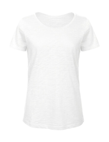 B &amp; C Organic Inspire Slub T /women, Chic Pure White, 2XL bedrucken, Art.-Nr. 185420057