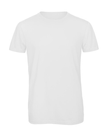 B &amp; C Triblend/men T-Shirt, White, 3XL bedrucken, Art.-Nr. 186420008